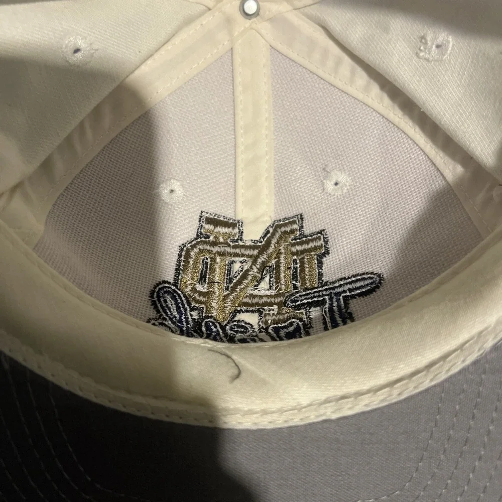 Vintage 90s Spell Out University‎ of Notre Dame Volleyball Snapback Hat Cap USA